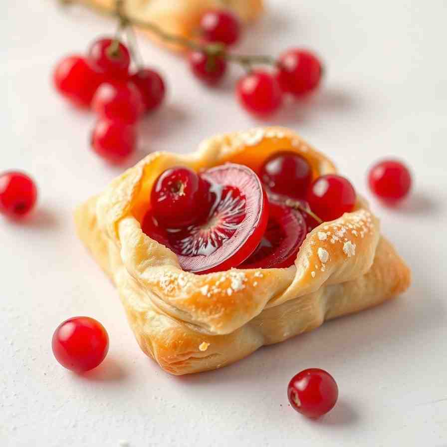 Currant Slices - Easy Desserts Using Puff Pastry